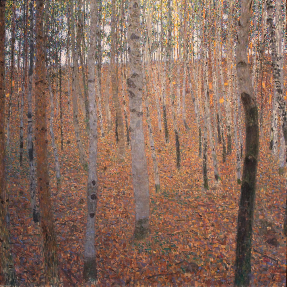 Forêt d'hêtres - Gustav Klimt image 1 copie de tableau peinte à la main