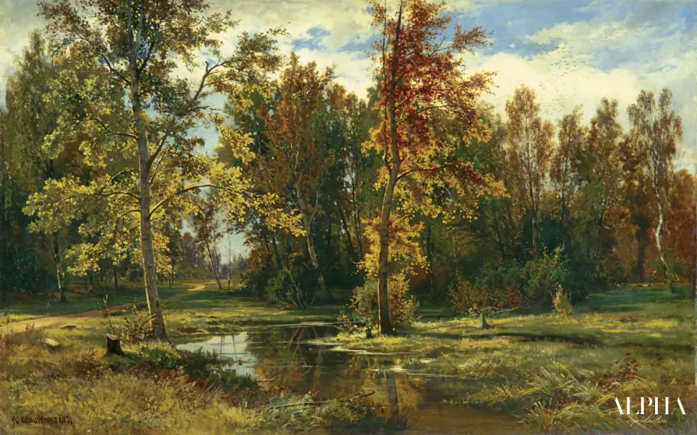 Forêt de bouleaux - Ivan Shishkin - Reproductions de tableaux et peintures haut de gamme