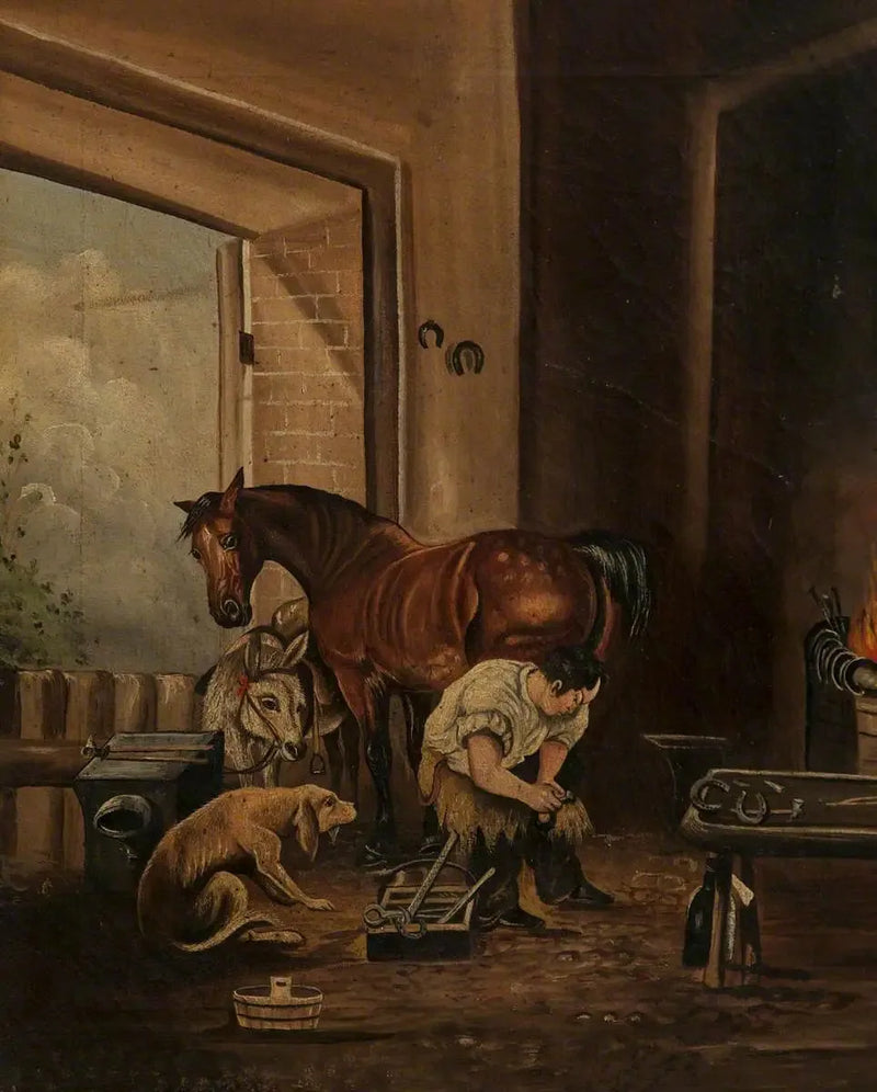 鍛冶屋と鍛冶 - エドウィン・ヘンリー・ランシー

Source:
Forgeron et forge - Edwin Henry Landseer