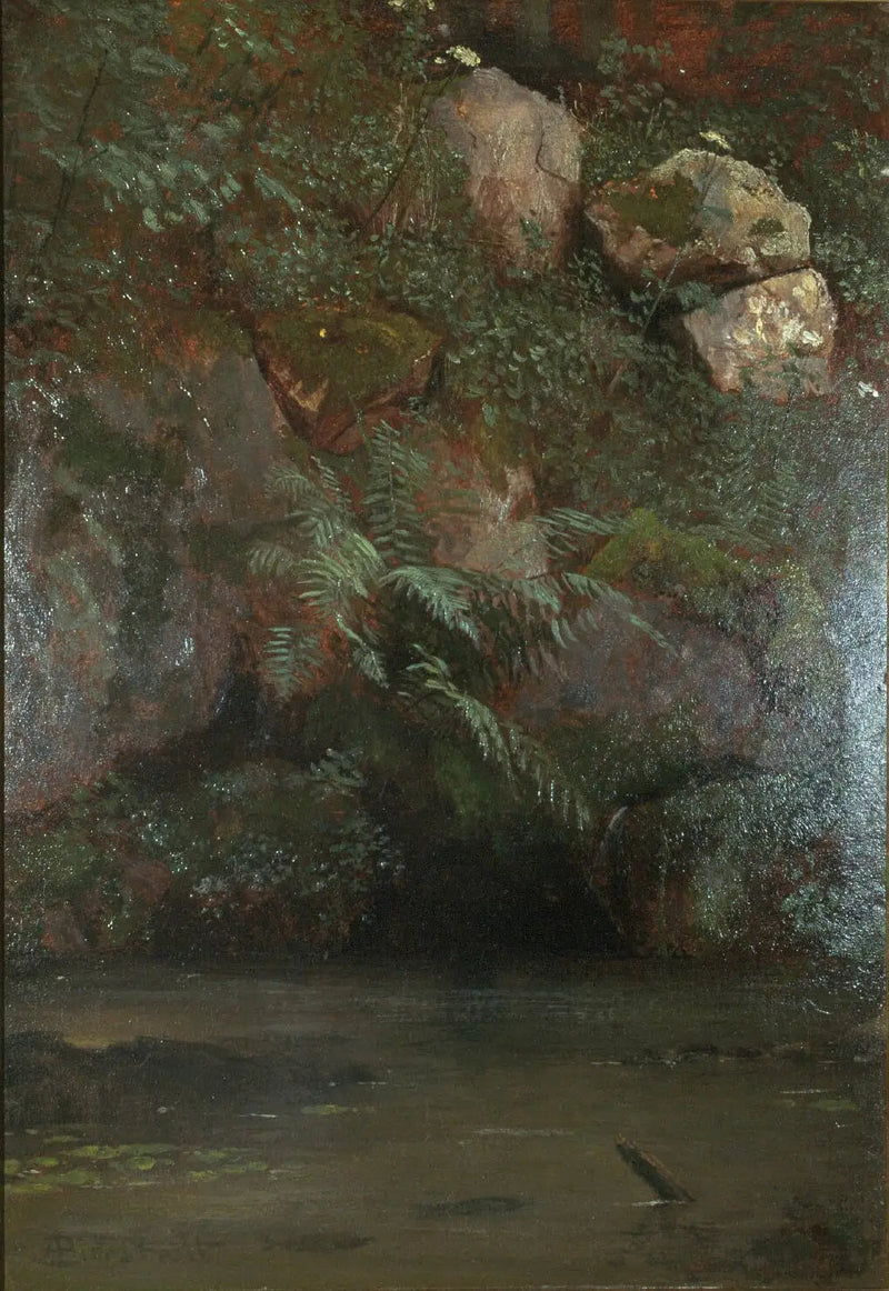 アルベルト・ビアスタッドによる岩と崖のある土手の風景

Source:
Fougères et rochers sur un talus - Albert Bierstadt