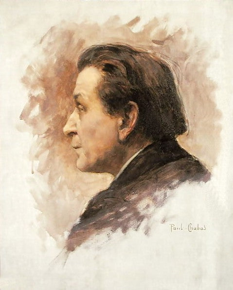 François Coppée - Paul Chabas image 1 reproduction de peinture à l’huile