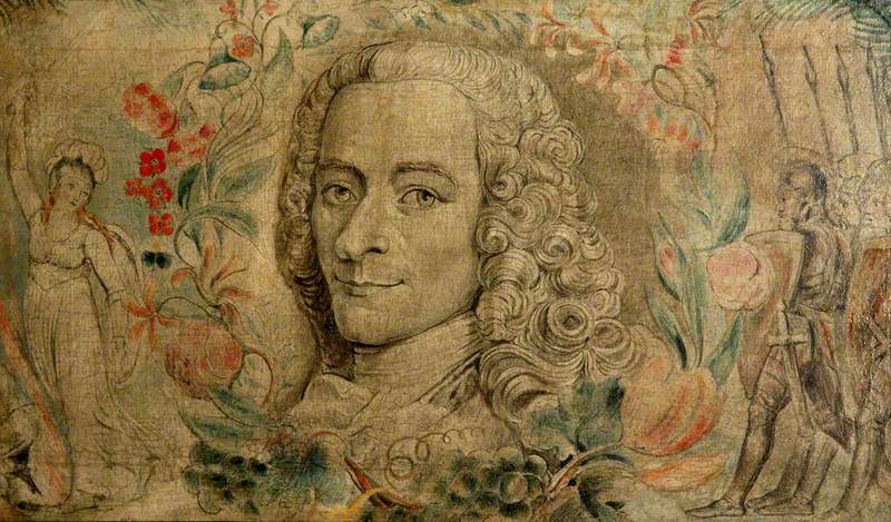 フランソワ・マリー・アルエ・ド・ヴォルテール（1694-1778） - ウィリアム・ブレイク