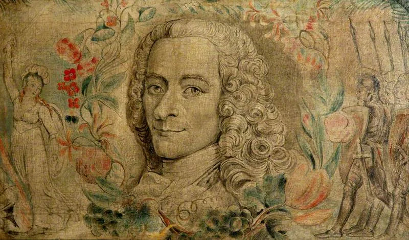 フランソワ・マリー・アルエ・ド・ヴォルテール（1694-1778） - ウィリアム・ブレイク