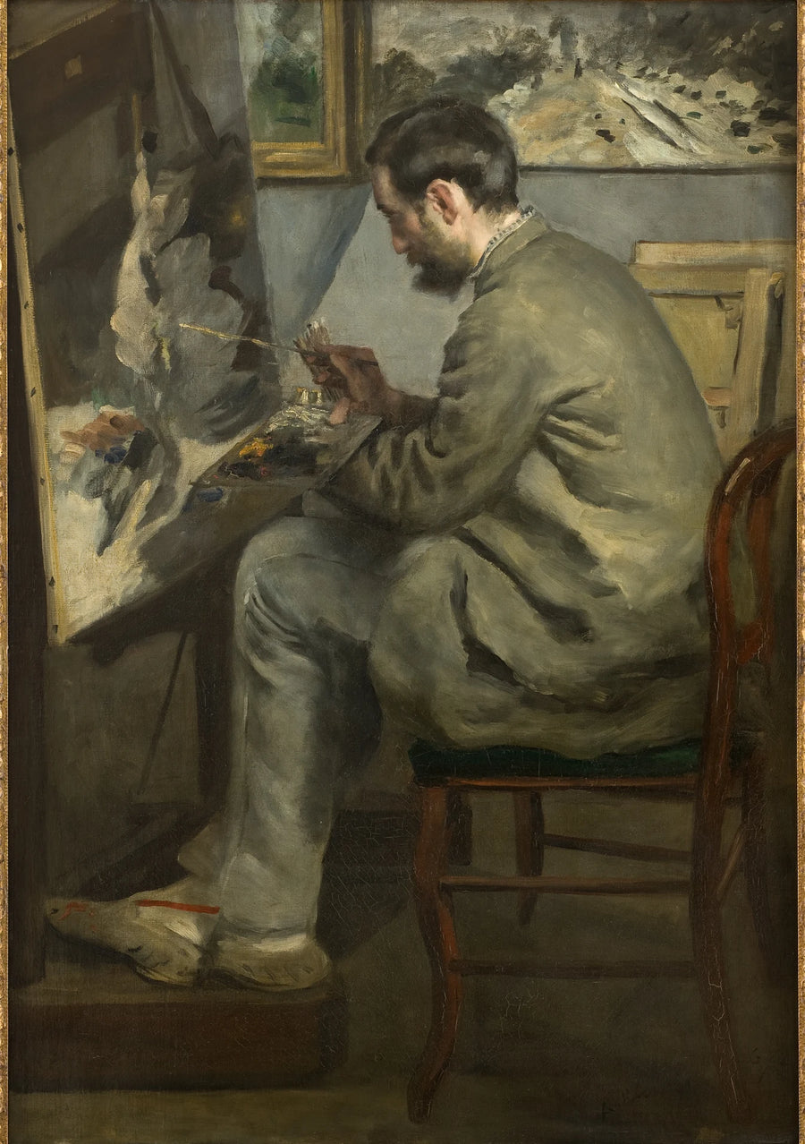 Frédéric Bazille 鷺の絵、1867 年 - Pierre-Auguste Renoir