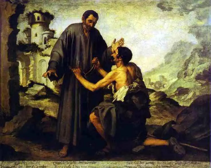 フレール・ジュニペロと貧しい人 - バルトロメ・エステバン・ムリリョ

Source:
Frère Junipero et le Pauvre - Bartolomé Esteban Murillo