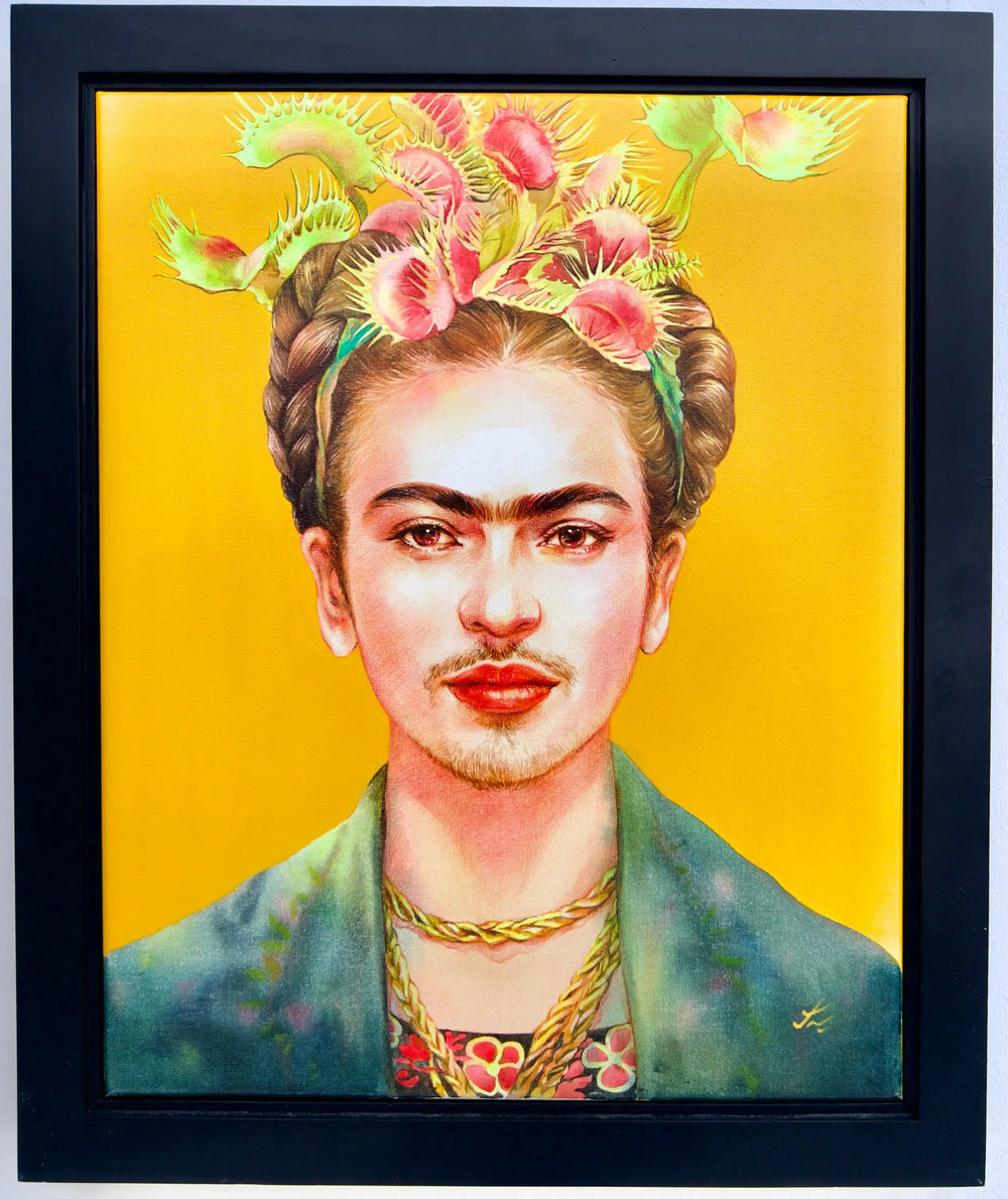 Frida Kahlo x Venus Flytrap | 40 x 50 cm image 1 reproduction d’œuvre d’art à l’huile