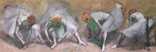 Frise de danseurs - Edgar Degas - Reproductions de tableaux et peintures haut de gamme