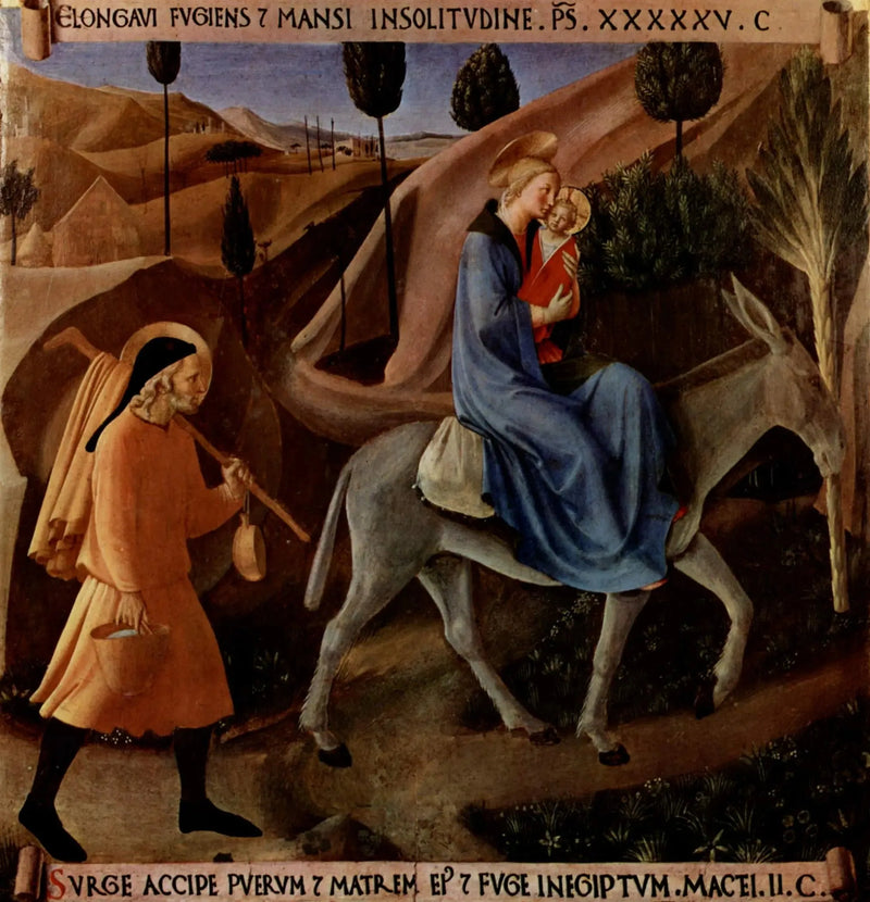 エジプト逃避行 - フラ・アンジェリコ

Source:
Fuite en Égypte - Fra Angelico