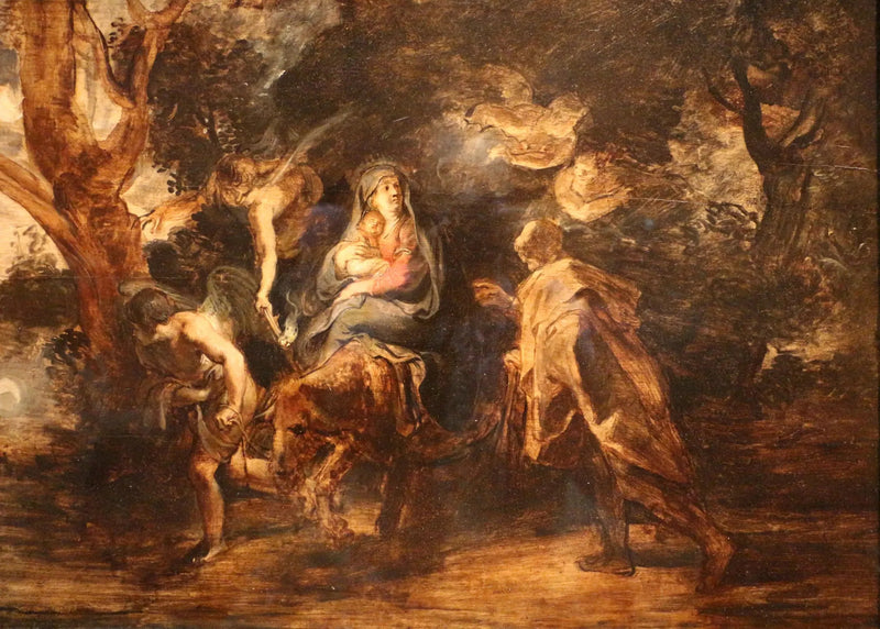 エジプトへの逃亡 - ピーテル・パウル・ルーベンス