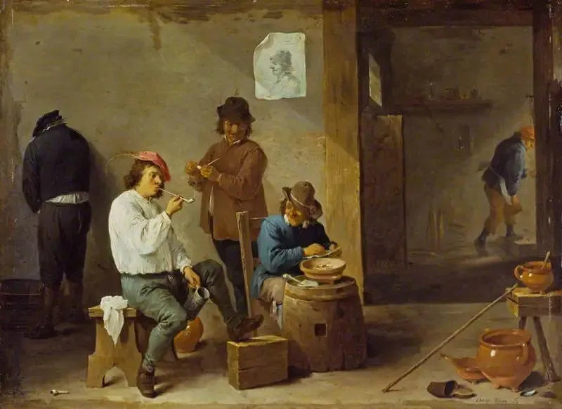 タバコを吸う人々と樽 - デイヴィッド・テニエール・ジュニア

Source:
Fumeurs autour d'un tonneau - David Teniers le Jeune
