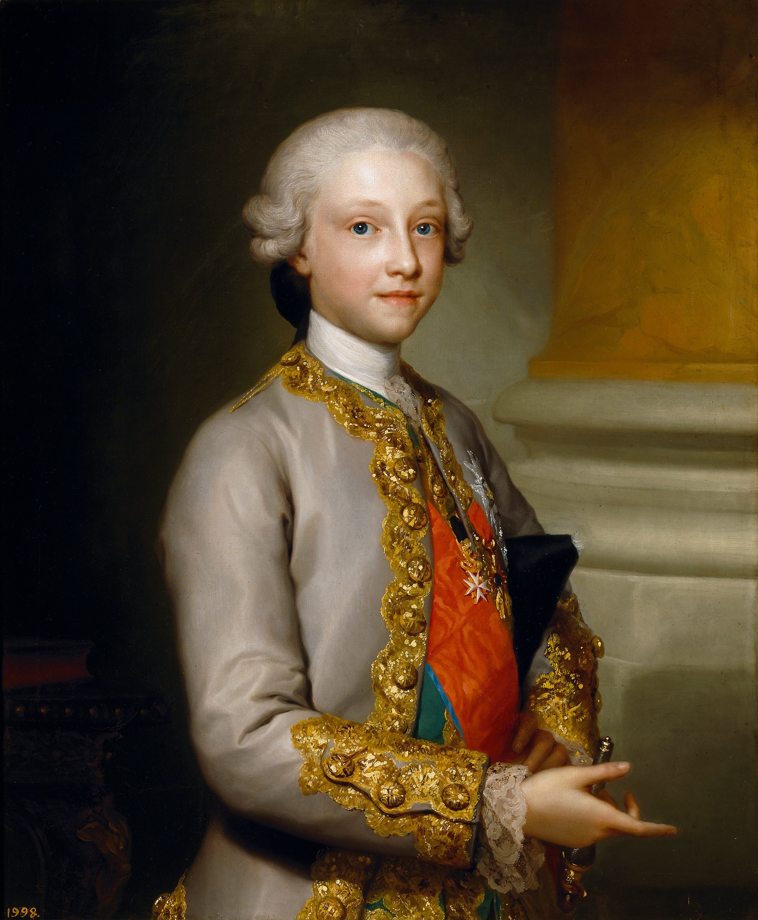 Gabriel Antoine de Bourbon, enfant d'Espagne - Anton Raphael Mengs image 1 copie de tableau peinte à la main