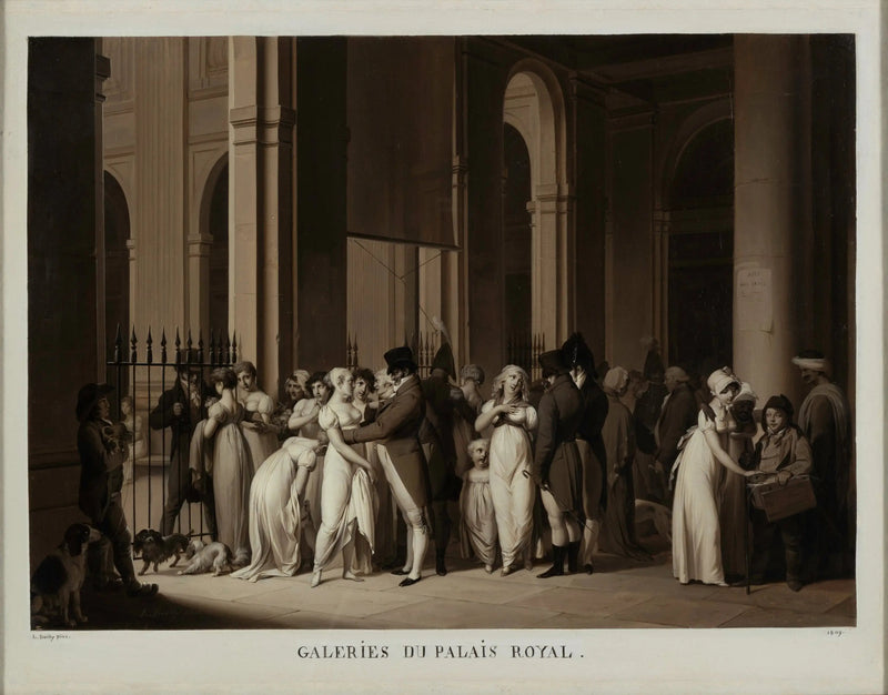 パレ・ロワイヤルギャラリー - ルイ＝レオポルド・ボイリー

Source:
Galeries du Palais-Royal - Louis-Léopold Boilly
