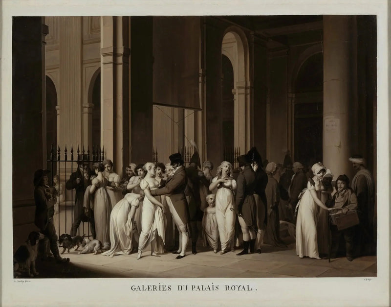 パレ・ロワイヤルギャラリー - ルイ＝レオポルド・ボイリー

Source:
Galeries du Palais-Royal - Louis-Léopold Boilly