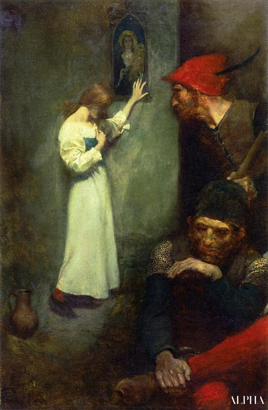 Guarded by Rough English Soldiers - Howard Pyle - Reproductions de tableaux et peintures haut de gamme