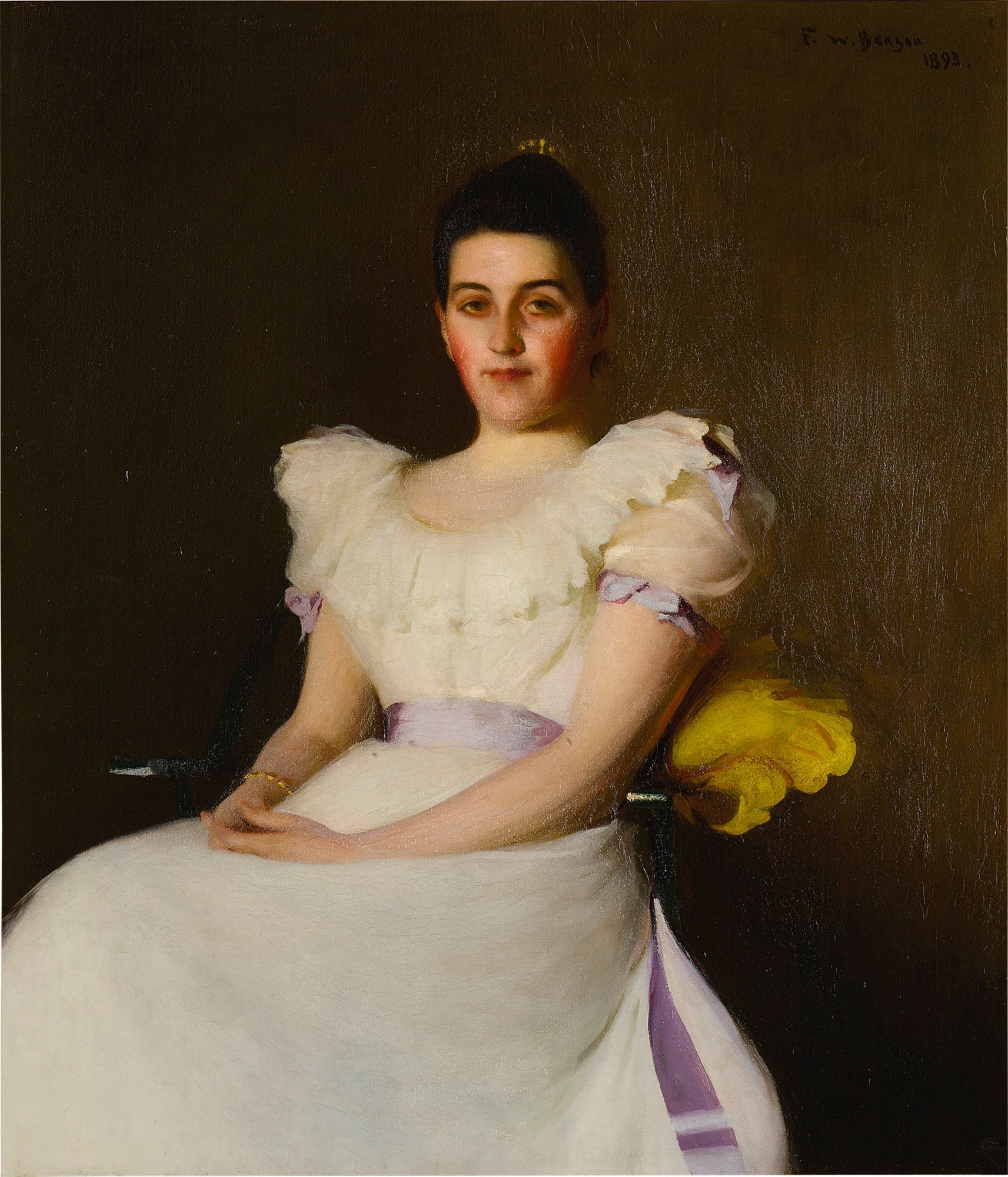 Garnitures de lavande - Frank Weston Benson image 1 reproduction de peinture à l’huile