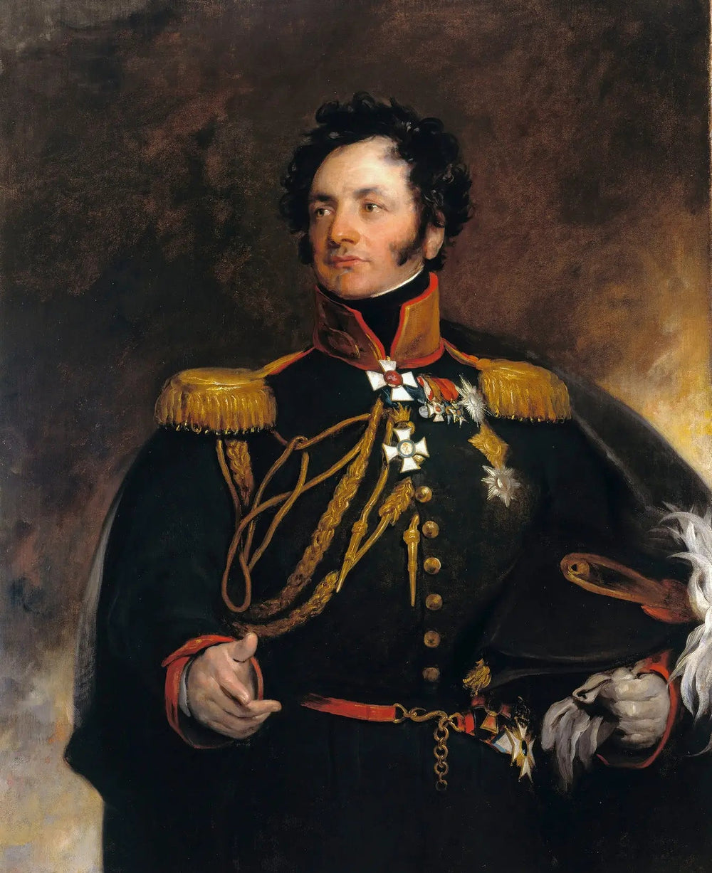 Général Théodore Petrovitch Ouvarov (1773/4-1824) - Thomas Lawrence image 1 reproduction d’œuvre d’art à l’huile