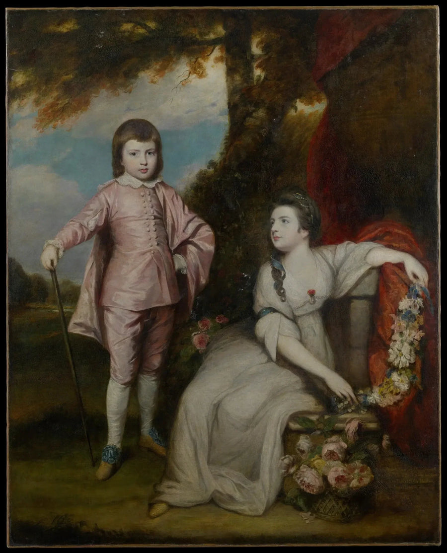 ジョージ・ケイプル、マルデン子爵（1757–1839）とレディ・エリザベス・ケイプル（1755–1834） - ジョシュア・レイノルズ
