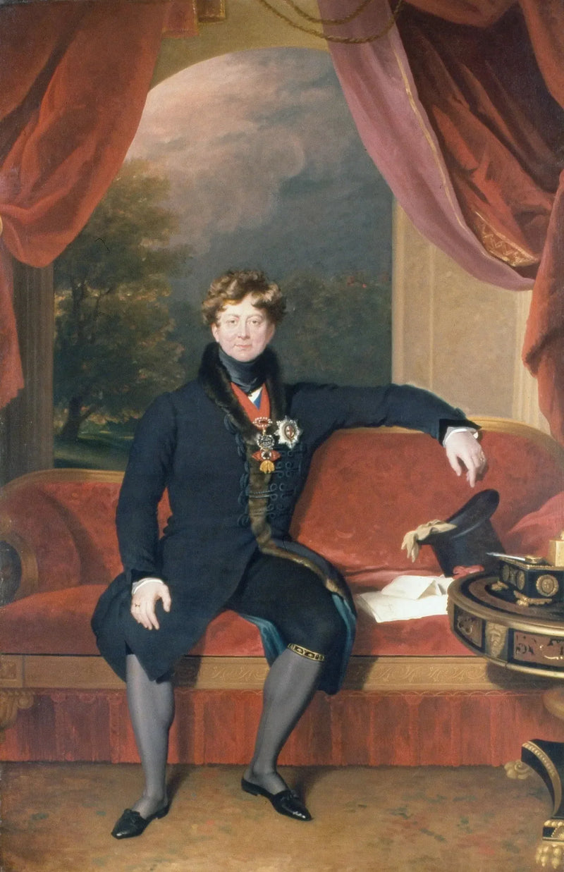 ジョージ4世（1762–1830）、座っている、朝の服装 - トーマス・ローレンス