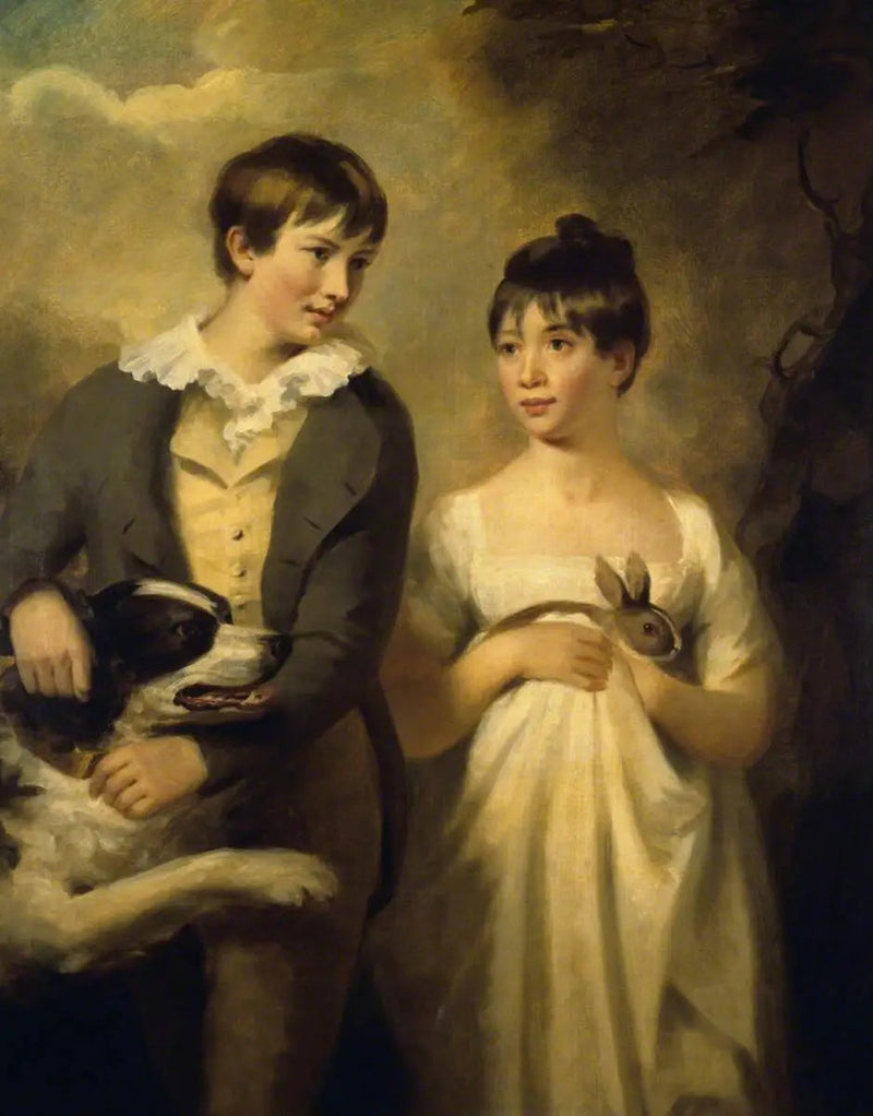 ジョージ・スチュワート（1809年没）と妹のマリア・スチュワート（1846年没）子供たち - ヘンリー・レイバーン