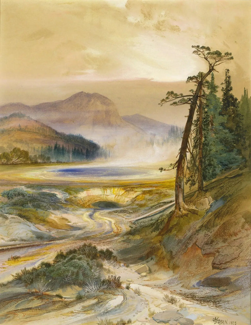 ガイザー・エクセルシオール、イエローストーン国立公園 - トーマス・モラン

Source:
Geyser Excelsior, parc de Yellowstone - Thomas Moran