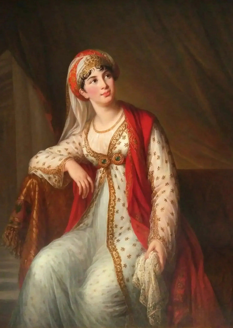 ジャンザイール役のジュゼッピーナ・グラッシーニ - エリザベス・ヴィジェー・ル・ブルン

Source:
Giuseppina Grassini dans le rôle de Zaïre - Élisabeth Vigée Le Brun