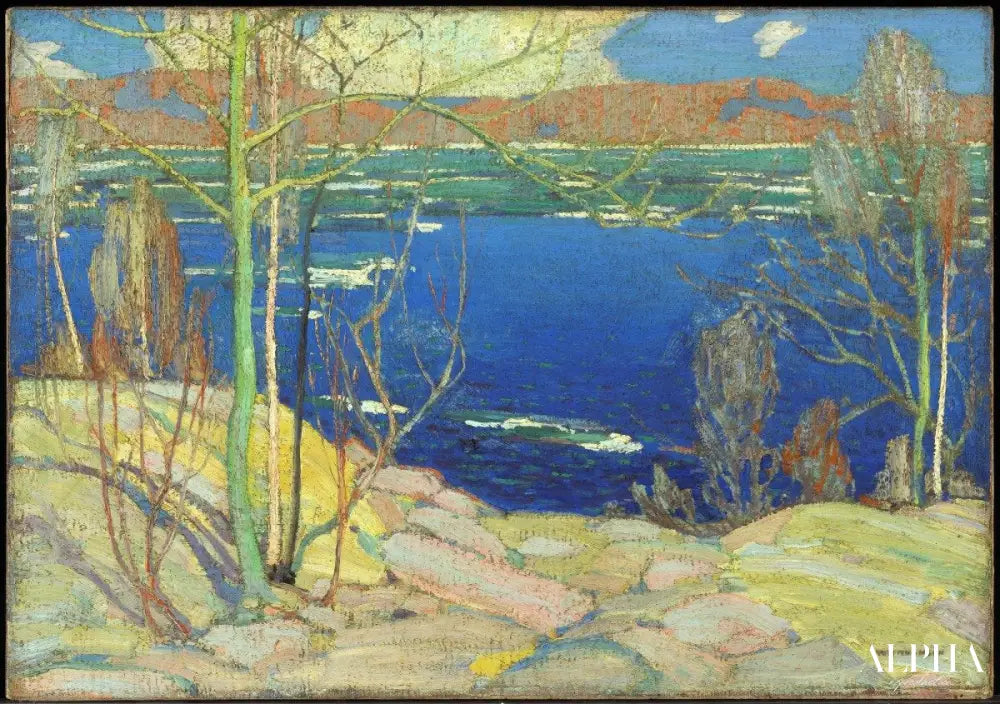 Glace de printemps - Tom Thomson - Reproductions de tableaux et peintures haut de gamme