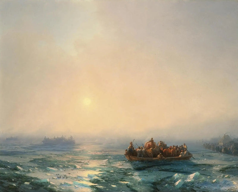 ドニエプル川の氷 - イワン・アイヴァゾフスキー

Source:
Glace sur le Dniepr - Ivan Aïvazovski
