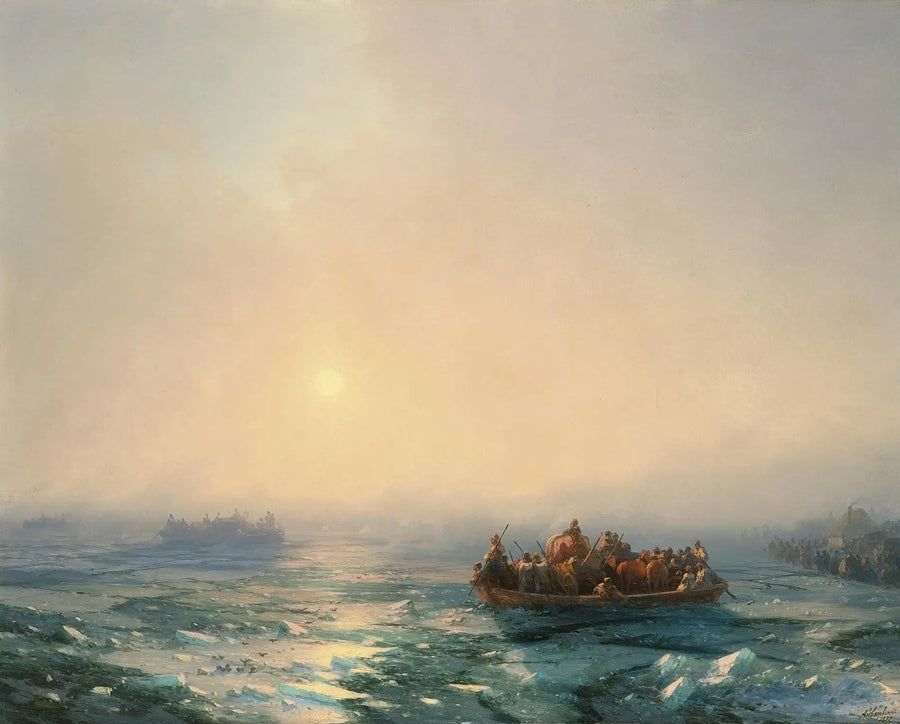 ドニエプル川の氷 - イワン・アイヴァゾフスキー

Source:
Glace sur le Dniepr - Ivan Aïvazovski