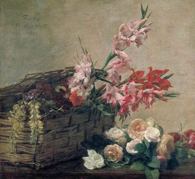 グラジオラスとバラ - アンリ・ファンタン＝ラトゥール

Source:
Glaïeuls et roses - Henri Fantin-Latour