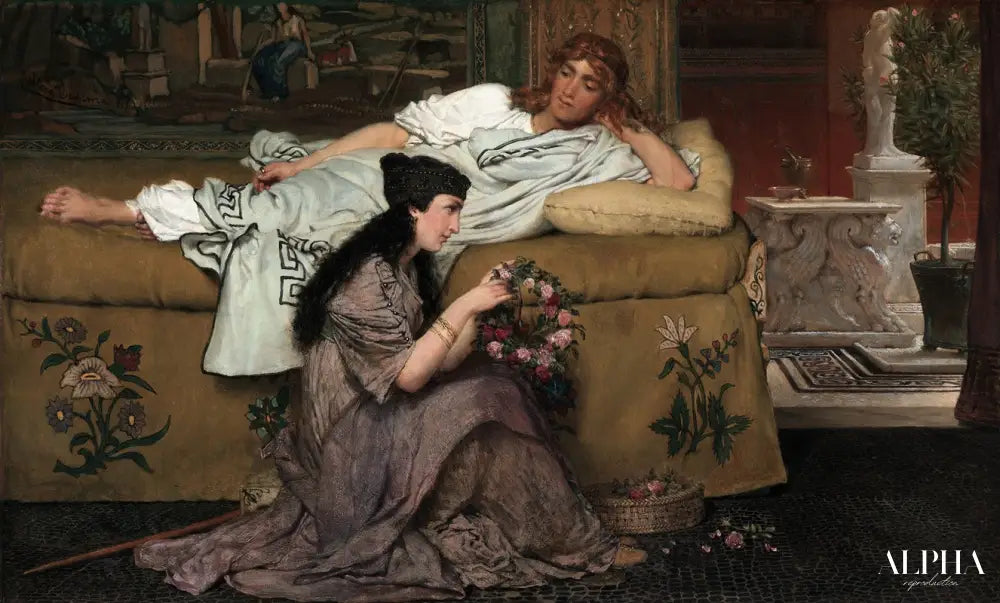 Glaucus et Nydia - Lawrence Alma-Tadema Reproductions de tableaux à la peinture à l’huile