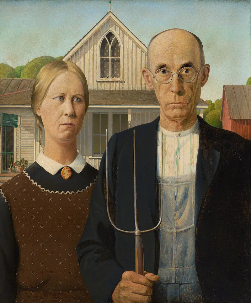 ゴシック・アメリカン - グラント・ウッド

Source:
gothique américain - Grant Wood