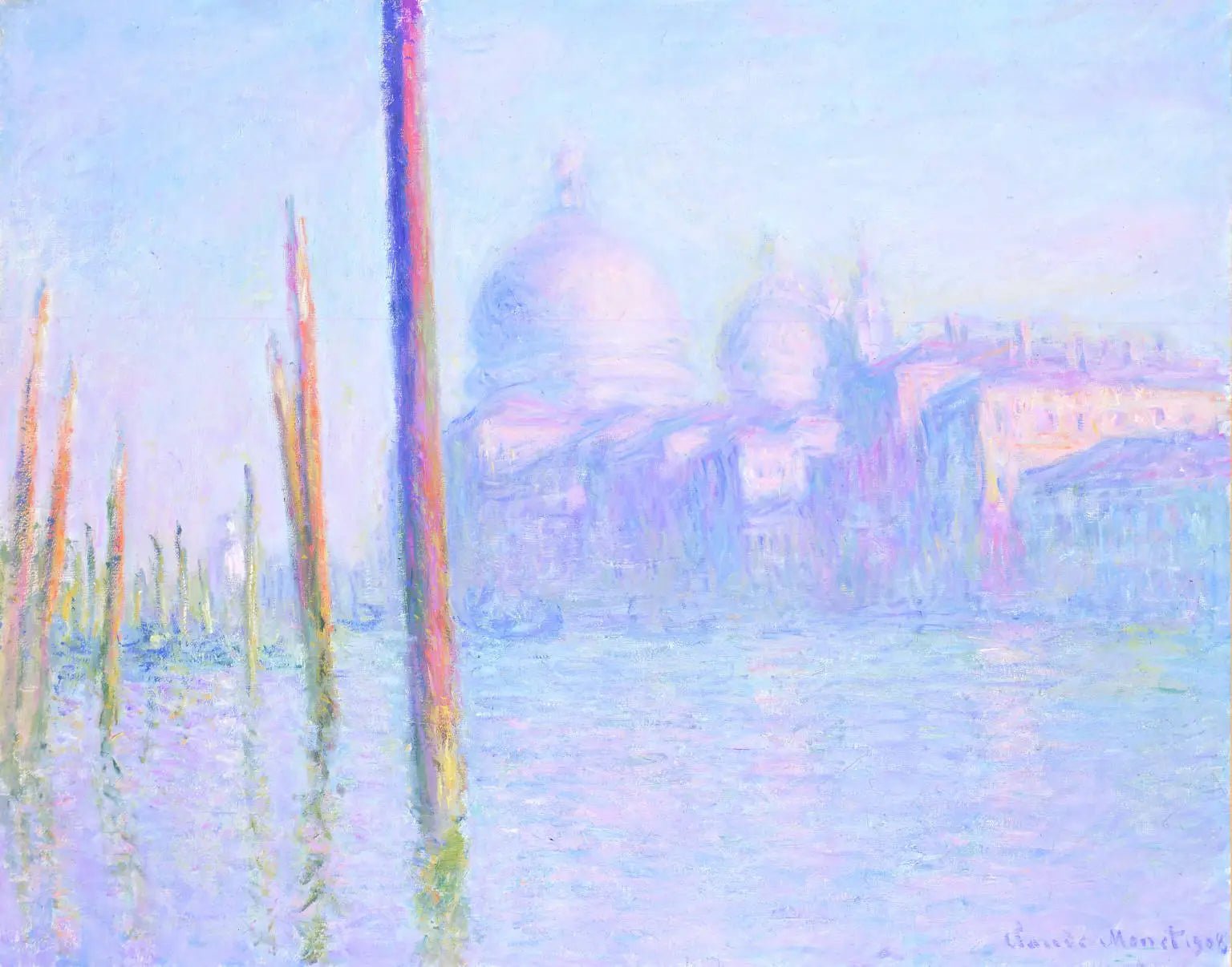 Reproduction du tableau « Grand Canal, Venise - Claude Monet » par Alpha Reproduction en peinture à l’huile