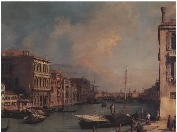 カナル・グラン東側から見たサン・ヴィオ広場の眺め - カナレット

Source:
Grand Canal vu de l'est depuis le Campo S. Vio - Canaletto