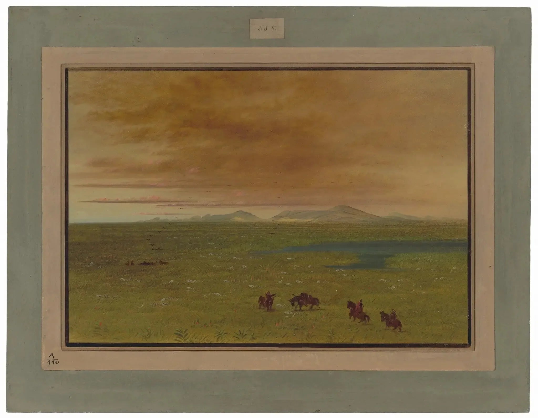 Grand Lavoir, Pampa del Sacramento - George Catlin image 1 tableau peint à l’huile sur toile