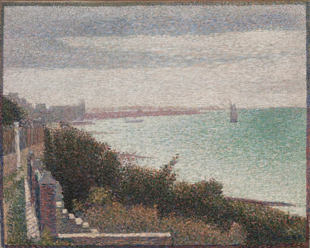 Grandcamp, un soir - Georges Seurat image 1 reproduction de peinture à l’huile