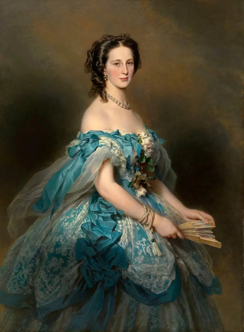 ロシアのアレクサンドラ・イオシフォヴナ大公夫人（1830-1911） - フランツ・ザヴェル・ウィンターハルター

Source:
Grande-Duchesse Alexandra Iosifovna de Russie (1830-1911) - Franz Xaver Winterhalter