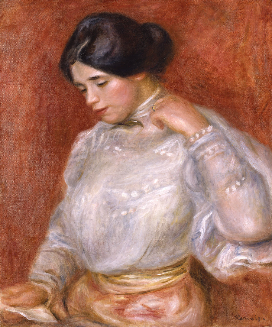 Graziella, Renoir 1896 – reproduction peinture à l’huile sur toile