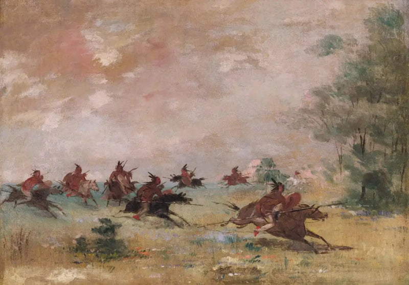 ワーグループ・ド・コマンチ、野生の馬に乗って - ジョージ・キャトリン

Source:
Groupe de guerre comanche, monté sur des chevaux sauvages - George Catlin