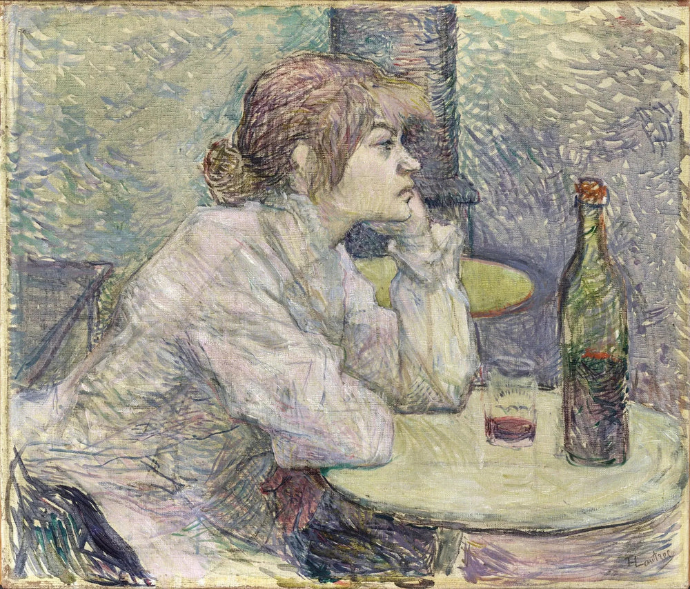 Gueule de bois - Henri de Toulouse-Lautrec image 1 tableau peint à l’huile sur toile