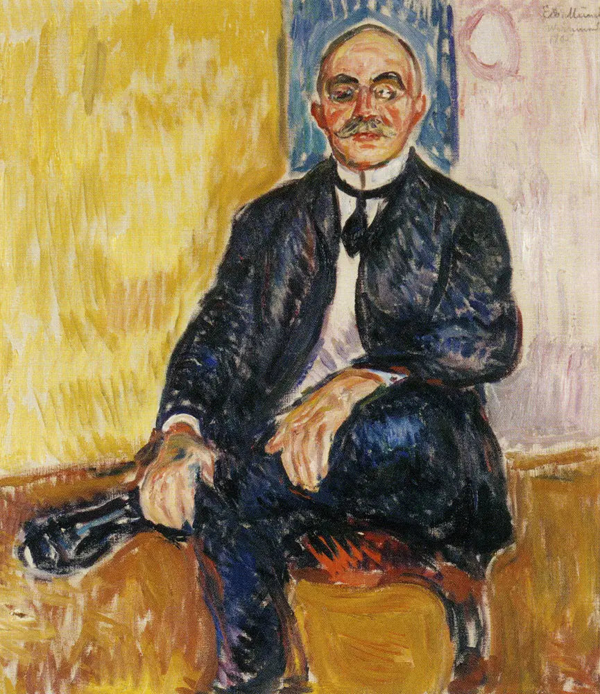 Gustav Schiefler - Edvard Munch image 1 reproduction de peinture à l’huile