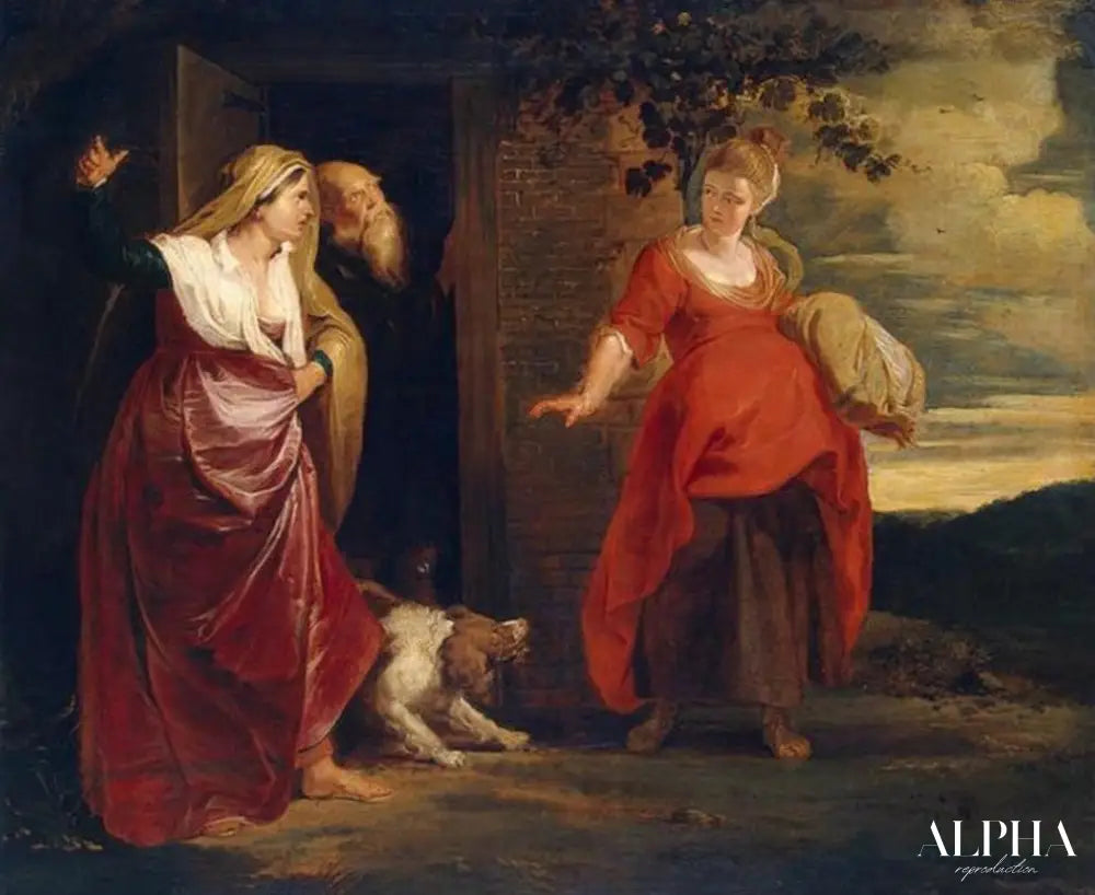 Hagar quitte la maison d'Abraham - Peter Paul Rubens - Reproductions de tableaux et peintures haut de gamme