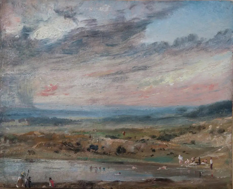 ハムステッド・ヒース、池と水浴者付き - ジョン・コンスタブル

Source:
Hampstead Heath, avec étang et baigneurs - John Constable