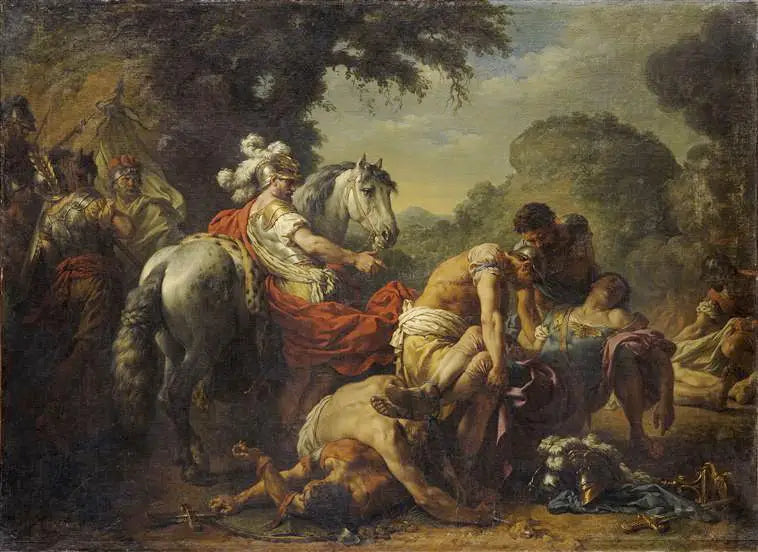 ハンニバルがマルセラスの遺体を見つけた - ルイ・ジャン・フランソワ・ラグレネ

Source:
Hannibal ayant retrouvé le corps de Marcellus - Louis Jean François Lagrenée