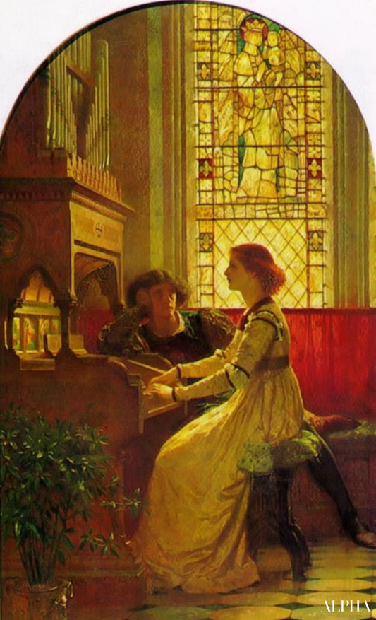 Harmonie - Sir Francis Dicksee Reproductions de tableaux à la peinture à l’huile