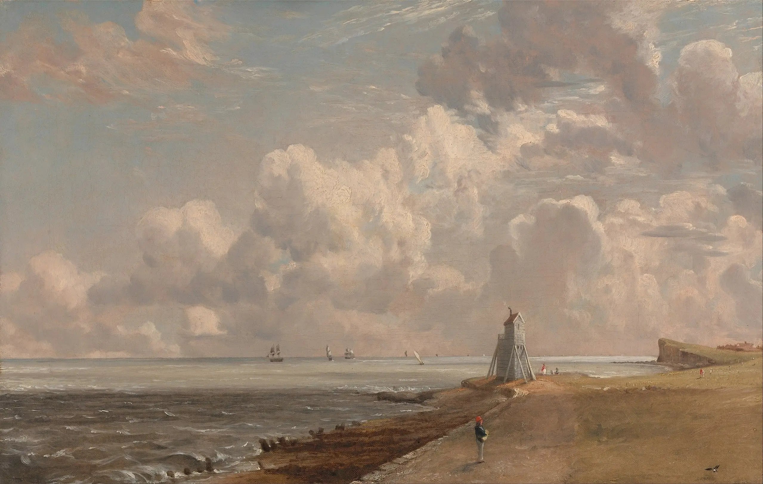 Harwich: le phare bas et Beacon Hill - John Constable - Alpha Reproduction