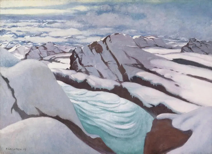 オート・アルプス、氷河と雪山の峰 - フェリックス・ヴァロトン

Source:
Hautes Alpes, glaciers et pics neigeux - Félix Vallotton