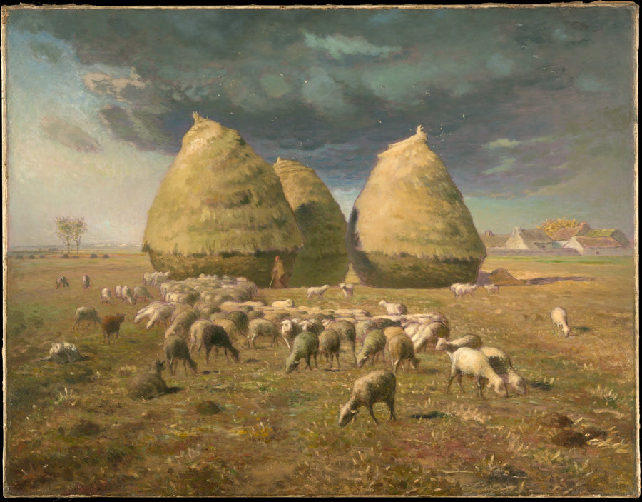 Haystacks: Autumn - Jean-François Millet