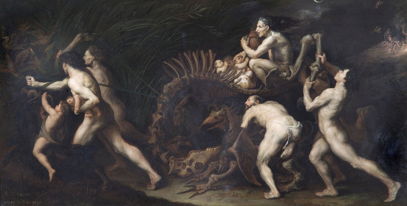 ヘカテ：魔女のサバトへの行列 - フェルナンド・デ・リベラ