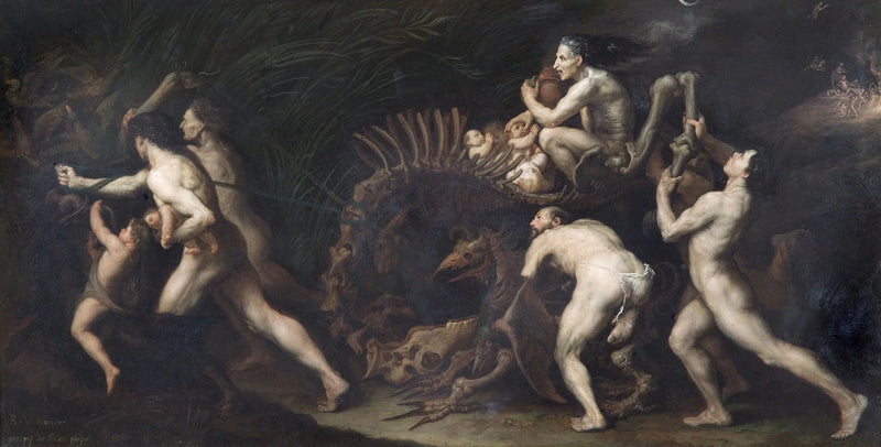 ヘカテ：魔女のサバトへの行列 - フェルナンド・デ・リベラ