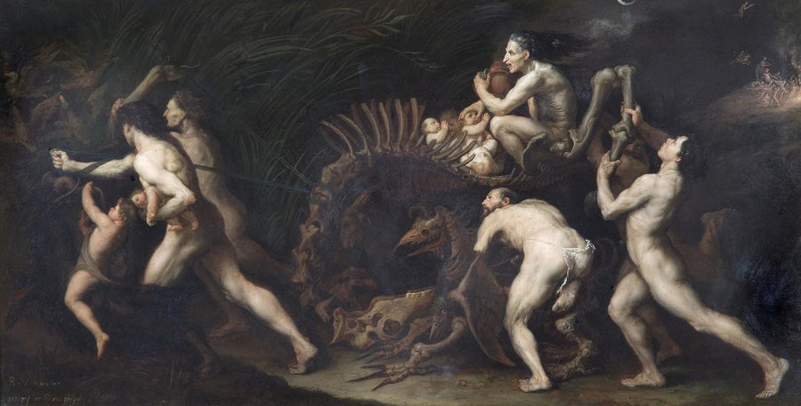 ヘカテ：魔女のサバトへの行列 - フェルナンド・デ・リベラ